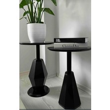 Eks Pera-Prizma Kombini Ikili Takım Yan Sehpa 50-55 cm