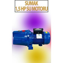 Sumak 1,1 Kw 1,5 Hp 2820 D/d 5,8 A. Su Motoru 220 V/50 Hz Su Pompası Jet Pompası