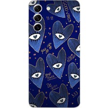 Mobilpad Samsung Galaxy S21 Uyumlu Baskılı Yumuşak Silikon Şeffaf Telefon Kılıfı