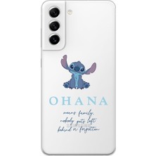 Mobilpad Samsung Galaxy S21 Uyumlu Baskılı Yumuşak Silikon Şeffaf Telefon Kılıfı