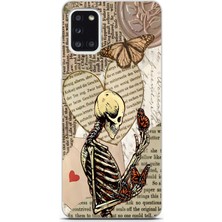 Mobilpad Samsung Galaxy A31 Uyumlu Baskılı Yumuşak Silikon Şeffaf Telefon Kılıfı