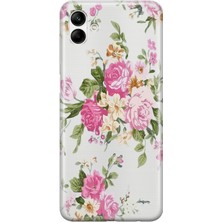 Mobilpad Samsung Galaxy A04 Uyumlu Baskılı Yumuşak Silikon Şeffaf Telefon Kılıfı