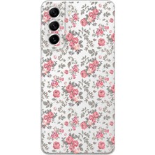 Mobilpad Samsung Galaxy S21 Uyumlu Baskılı Yumuşak Silikon Şeffaf Telefon Kılıfı