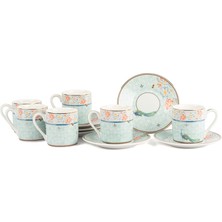 Belirtilmemiş Mikasa Moor Bluebird Manor 6 Lı Kahve Fincan Seti 90 cc