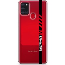 Mobilpad Samsung Galaxy A21S Uyumlu Baskılı Yumuşak Silikon Şeffaf Telefon Kılıfı
