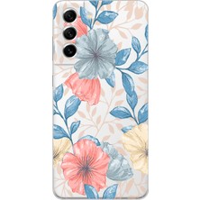 Mobilpad Samsung Galaxy S21 Uyumlu Baskılı Yumuşak Silikon Şeffaf Telefon Kılıfı