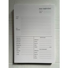 Kültür Matbaası İcra Takip Föyü