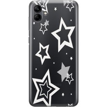 Mobilpad Samsung Galaxy A06 Uyumlu Baskılı Yumuşak Silikon Şeffaf Telefon Kılıfı