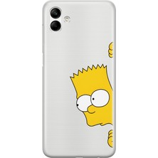 Mobilpad Samsung Galaxy A06 Uyumlu Baskılı Yumuşak Silikon Şeffaf Telefon Kılıfı