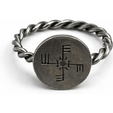 Defne Silver Viking Braveheart Gümüş Burgu Yüzük