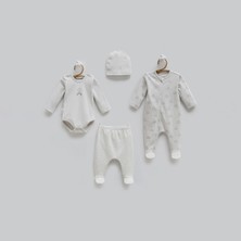 Caramell 4'lü Bebek Hastane Çıkış Seti 2216