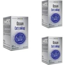 Orzax Ocean Extramag 60 Tablet x 3 Adet