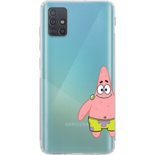 Mobilpad Samsung Galaxy A71 Uyumlu Baskılı Yumuşak Silikon Şeffaf Telefon Kılıfı