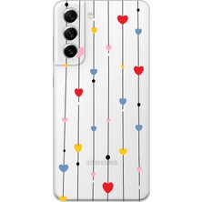 Mobilpad Samsung Galaxy S21 Uyumlu Baskılı Yumuşak Silikon Şeffaf Telefon Kılıfı