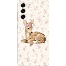 Mobilpad Samsung Galaxy S22 Uyumlu Baskılı Yumuşak Silikon Şeffaf Telefon Kılıfı