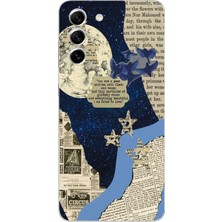 Mobilpad Samsung Galaxy S21 Uyumlu Baskılı Yumuşak Silikon Şeffaf Telefon Kılıfı