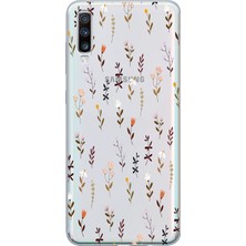 Mobilpad Samsung Galaxy A70 Uyumlu Baskılı Yumuşak Silikon Şeffaf Telefon Kılıfı