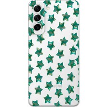 Mobilpad Samsung Galaxy S21 Uyumlu Baskılı Yumuşak Silikon Şeffaf Telefon Kılıfı