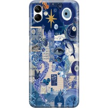 Mobilpad Samsung Galaxy A06 Uyumlu Baskılı Yumuşak Silikon Şeffaf Telefon Kılıfı