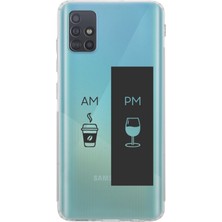 Mobilpad Samsung Galaxy M31S Uyumlu Baskılı Yumuşak Silikon Şeffaf Telefon Kılıfı