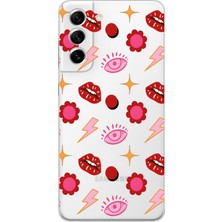 Mobilpad Samsung Galaxy S21 Uyumlu Baskılı Yumuşak Silikon Şeffaf Telefon Kılıfı
