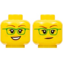 LEGO Minifigür Parçaları: Kafa: 3626PB2377