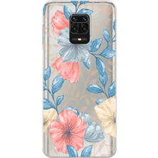 Mobilpad Xiaomi Redmi Note 9 Pro Uyumlu Baskılı Yumuşak Silikon Şeffaf Telefon Kılıfı