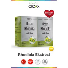 Orzax Ocean Rhodiola Kapsül 250MG 30 Kapsül (2 Adet)