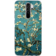 Mobilpad Xiaomi Redmi Note 8 Pro Uyumlu Baskılı Yumuşak Silikon Şeffaf Telefon Kılıfı