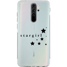 Mobilpad Xiaomi Redmi Note 8 Pro Uyumlu Baskılı Yumuşak Silikon Şeffaf Telefon Kılıfı