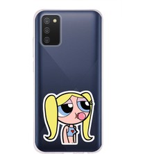 Mobilpad Samsung Galaxy A02S Uyumlu Baskılı Yumuşak Silikon Şeffaf Telefon Kılıfı
