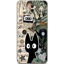 Mobilpad Huawei Mate 20 Lite Uyumlu Baskılı Yumuşak Silikon Şeffaf Telefon Kılıfı