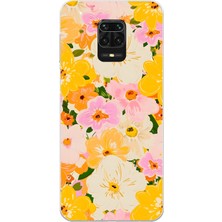 Mobilpad Xiaomi Redmi Note 9 Pro Uyumlu Baskılı Yumuşak Silikon Şeffaf Telefon Kılıfı