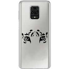 Mobilpad Xiaomi Redmi Note 9 Pro Uyumlu Baskılı Yumuşak Silikon Şeffaf Telefon Kılıfı