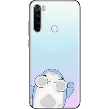 Mobilpad Xiaomi Redmi Note 8 Uyumlu Baskılı Yumuşak Silikon Şeffaf Telefon Kılıfı