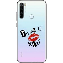 Mobilpad Xiaomi Redmi Note 8 Uyumlu Baskılı Yumuşak Silikon Şeffaf Telefon Kılıfı