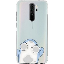 Mobilpad Xiaomi Redmi Note 8 Pro Uyumlu Baskılı Yumuşak Silikon Şeffaf Telefon Kılıfı
