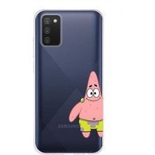 Mobilpad Samsung Galaxy A02S Uyumlu Baskılı Yumuşak Silikon Şeffaf Telefon Kılıfı