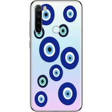 Mobilpad Xiaomi Redmi Note 8 Uyumlu Baskılı Yumuşak Silikon Şeffaf Telefon Kılıfı