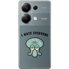 Mobilpad Xiaomi Redmi Note 13 Pro 4g Uyumlu Baskılı Yumuşak Silikon Şeffaf Telefon Kılıfı