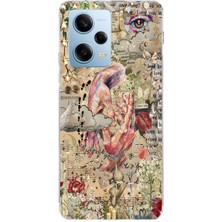 Mobilpad Xiaomi Redmi Note 12 Pro 5g Uyumlu Baskılı Yumuşak Silikon Şeffaf Telefon Kılıfı