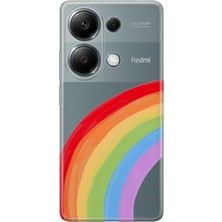 Mobilpad Xiaomi Redmi Note 13 Pro 4g Uyumlu Baskılı Yumuşak Silikon Şeffaf Telefon Kılıfı