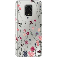 Mobilpad Xiaomi Redmi Note 9 Pro Uyumlu Baskılı Yumuşak Silikon Şeffaf Telefon Kılıfı