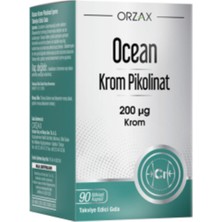 Orzax Ocean Krom Pikolinat 90 Kapsül Takviye Edici Gıda ( Teklidir )