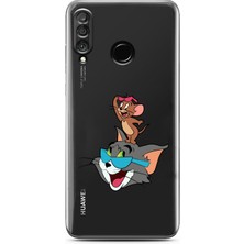 Mobilpad Huawei P30 Lite Uyumlu Baskılı Yumuşak Silikon Şeffaf Telefon Kılıfı