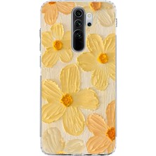 Mobilpad Xiaomi Redmi Note 8 Pro Uyumlu Baskılı Yumuşak Silikon Şeffaf Telefon Kılıfı