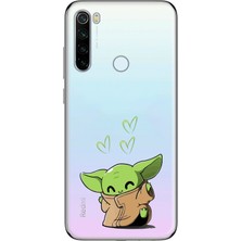 Mobilpad Xiaomi Redmi Note 8 Uyumlu Baskılı Yumuşak Silikon Şeffaf Telefon Kılıfı