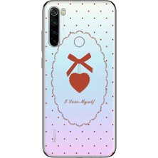 Mobilpad Xiaomi Redmi Note 8 Uyumlu Baskılı Yumuşak Silikon Şeffaf Telefon Kılıfı