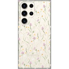 Mobilpad Samsung Galaxy S22 Ultra Uyumlu Baskılı Yumuşak Silikon Şeffaf Telefon Kılıfı