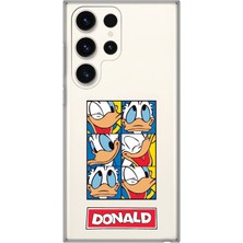 Mobilpad Samsung Galaxy S24 Ultra Uyumlu Baskılı Yumuşak Silikon Şeffaf Telefon Kılıfı